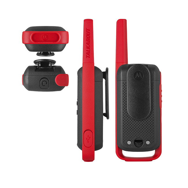 Motorola TALKABOUT T62 PMR446, Red Twin Pack WE