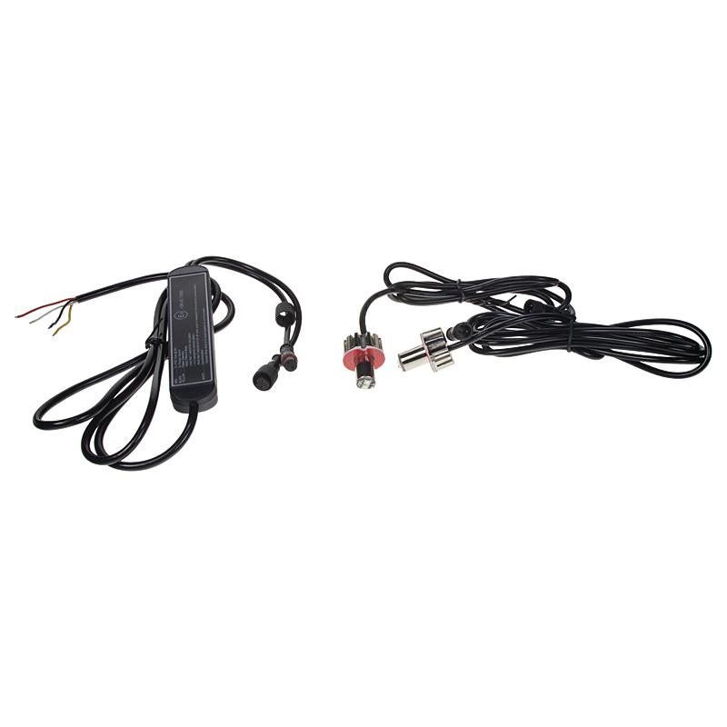 LED stroboskop modrý 2x3W, 12-24V