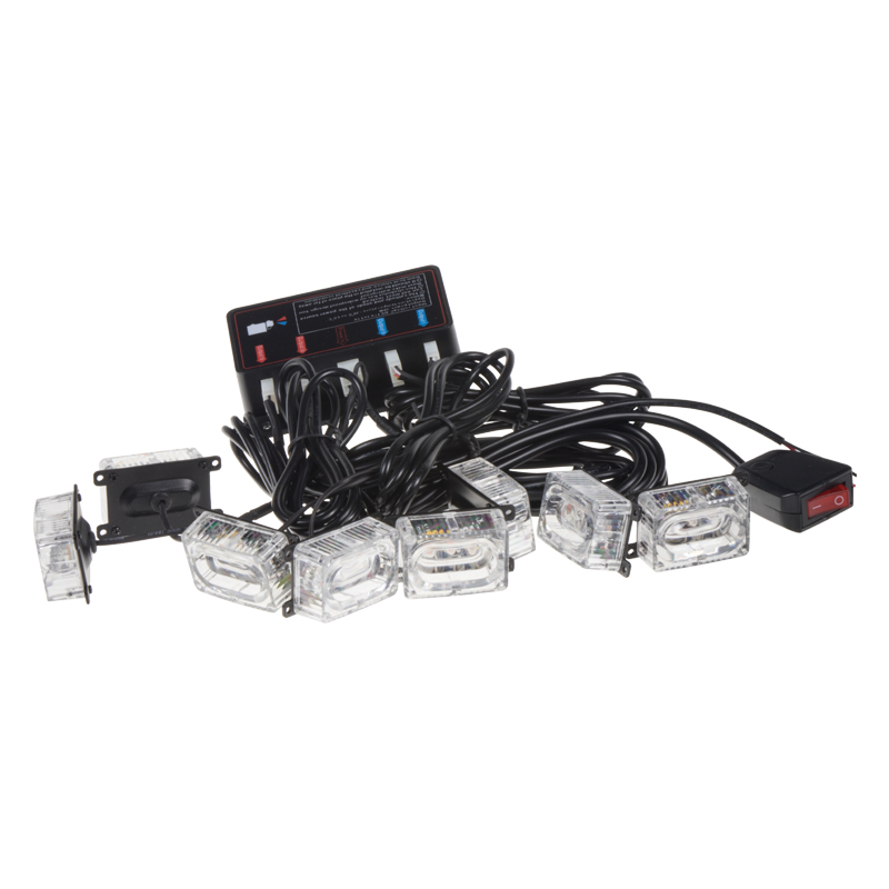 PREDATOR LED do mriežky, 12V, oranžový