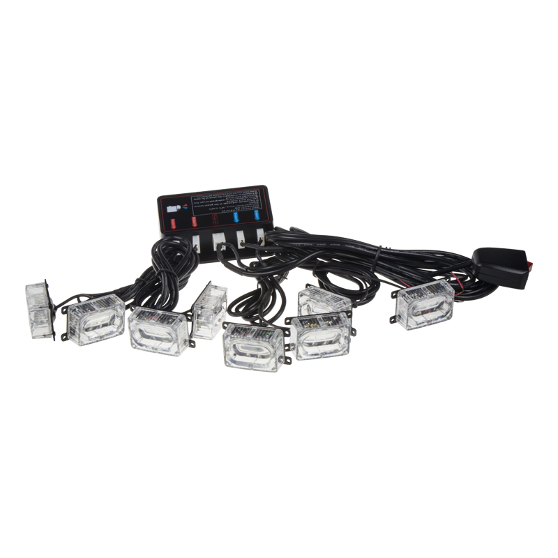 PREDATOR LED do mriežky, 12V, modrý