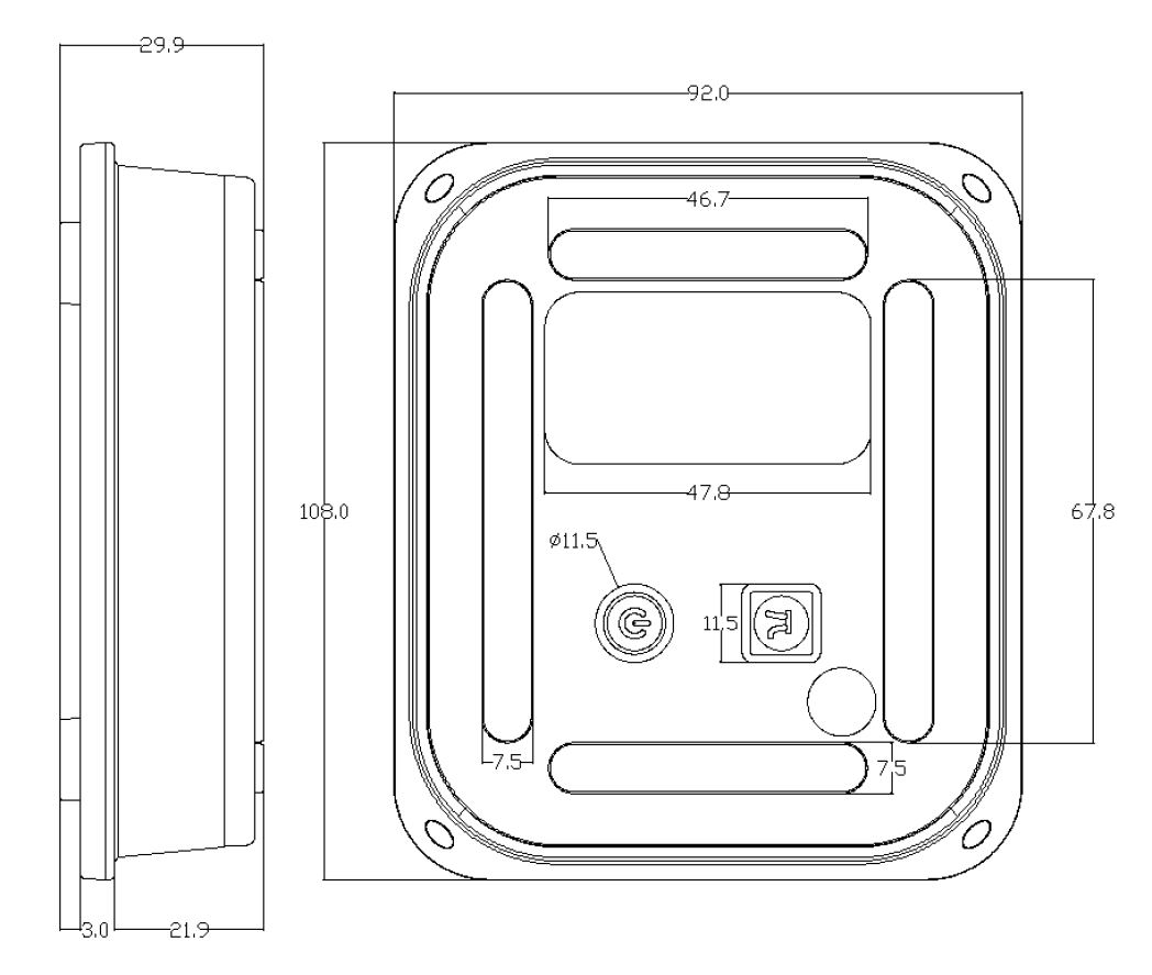 LED výstražné inteligentné svetlo 16LED, set 6ks