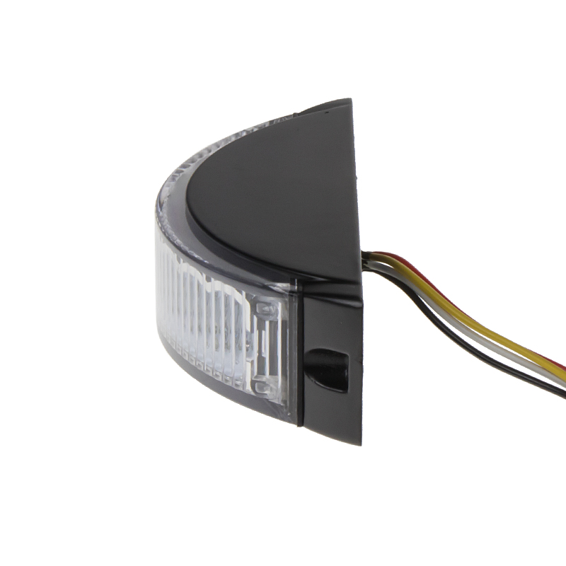 Výstražné LED svetlo vonkajšie, modré, 12-24V