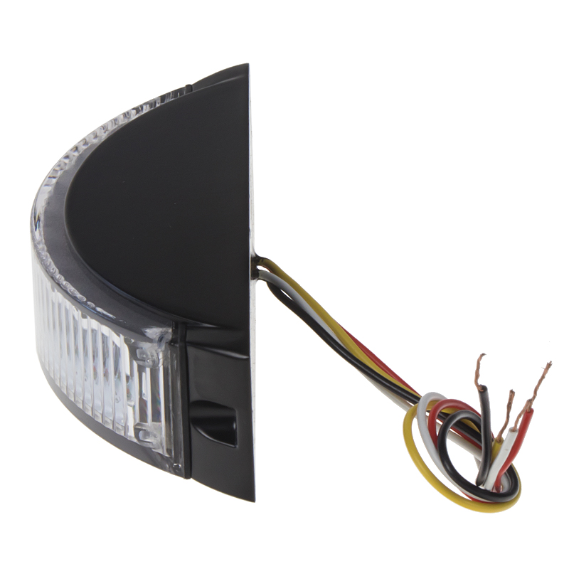 Výstražné LED svetlo vonkajšie, oranžové, 12-24V