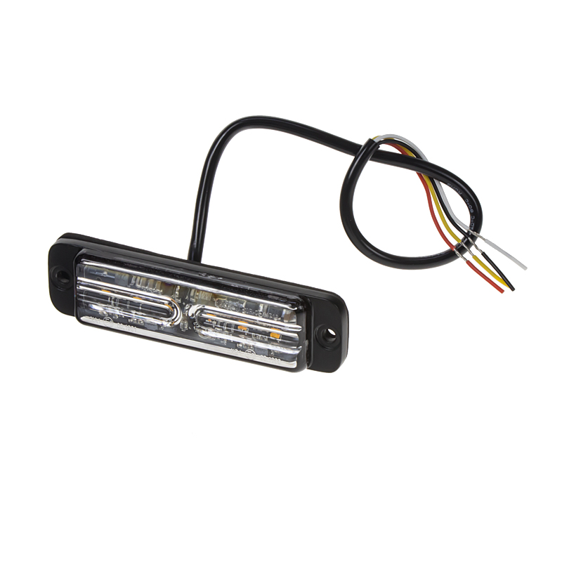 LINEAR LED 6x5W LED, 12-24V, oranžový, ECE R65