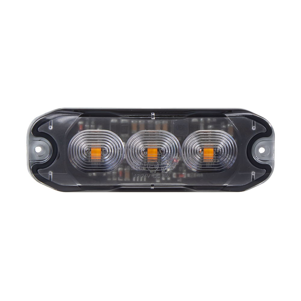 PROFI SLIM výstražné LED svetlo vonkajšie, oranžové, 12-24V, ECE R65