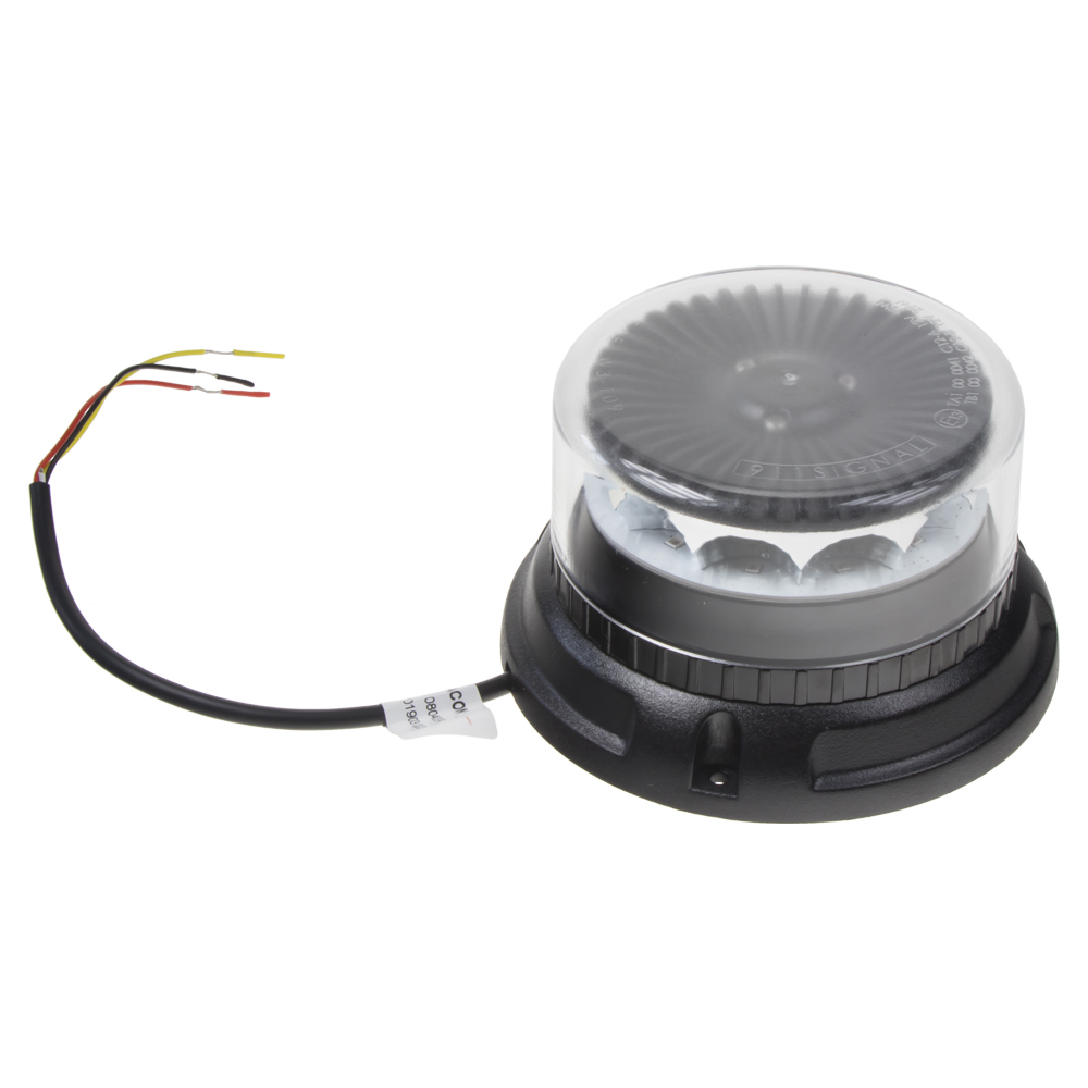 PROFI LED maják 12-24V 12x3W červený číry 133x76mm, ECE R10