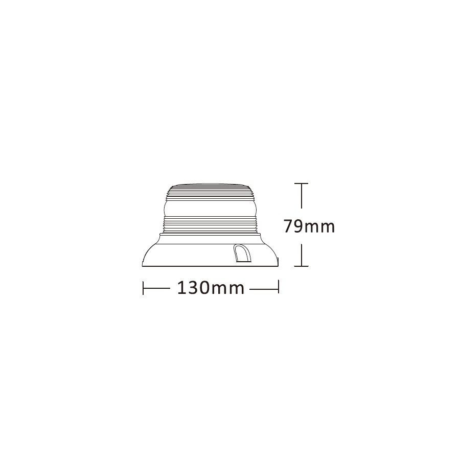 LED maják LED 3-bodové uchytenie R10 R65 ALR0074