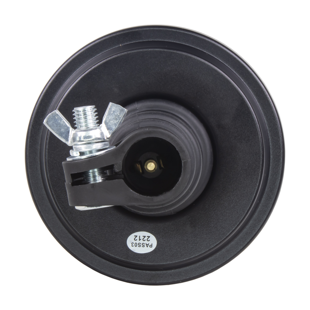 LED maják, 12-24V, 12x1W oranžový, montáž na držiak, ECE R65