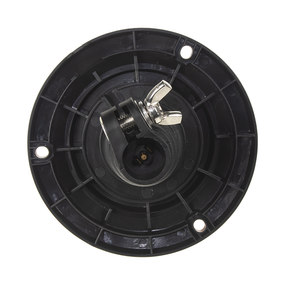 LED maják, 12-24V, 12x3W oranžový na držiak, ECE R65