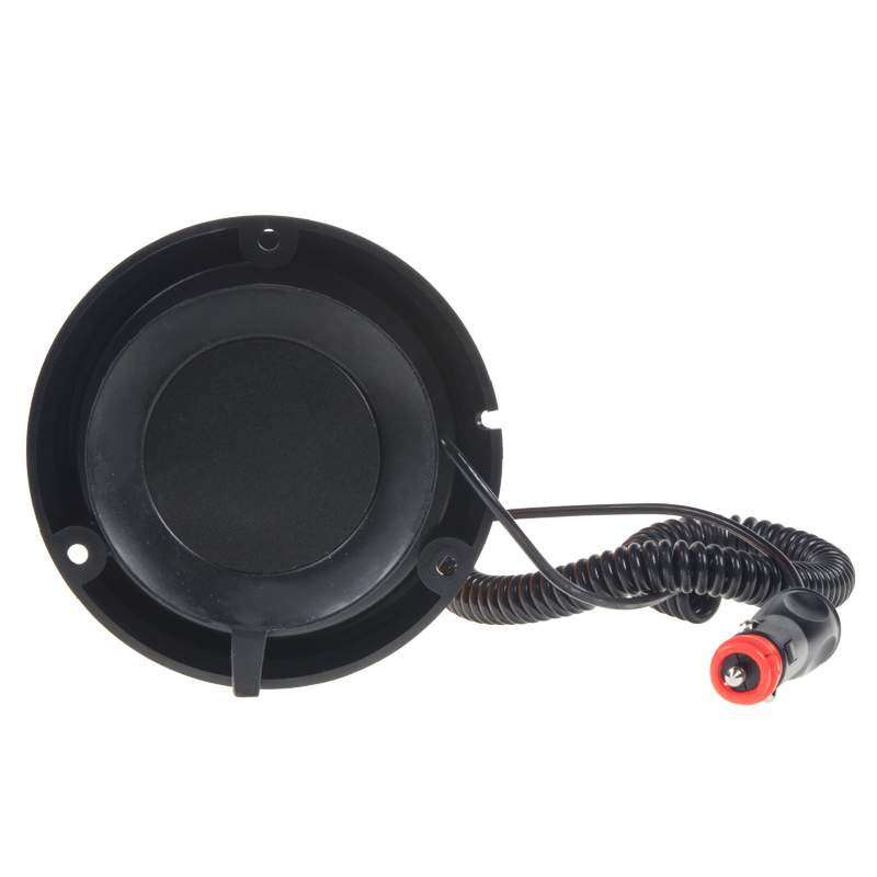 x LED maják, 12-24V, 18x3W, oranžový magnet, ECE R65