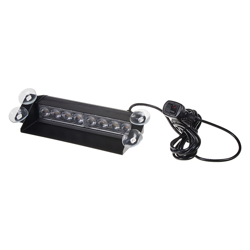 PREDATOR LED vnútorné, 8x3W, 12-24V, oranžové, 240mm