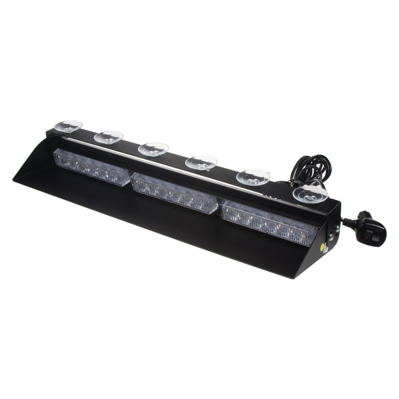 PREDATOR LED vnútorné, 18x3W, 12-24V, oranžové, 490mm, ECE R10