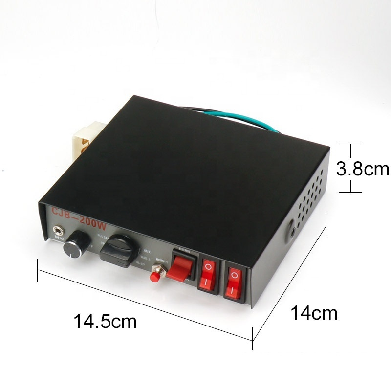 Profesionálny výstražný systém s mikrofónom 100W