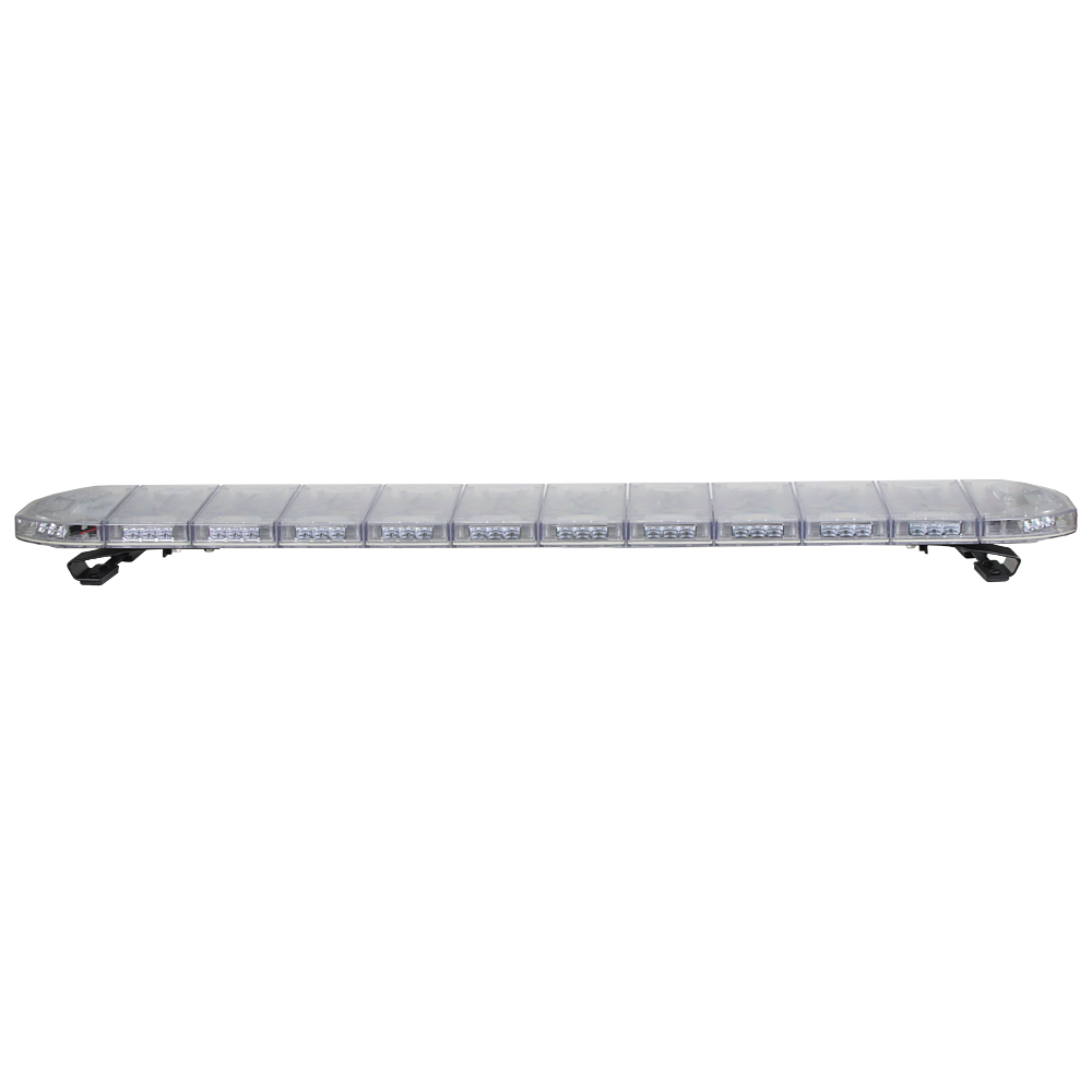 LED rampa 1442mm, modrá/červená + 2x LED maják