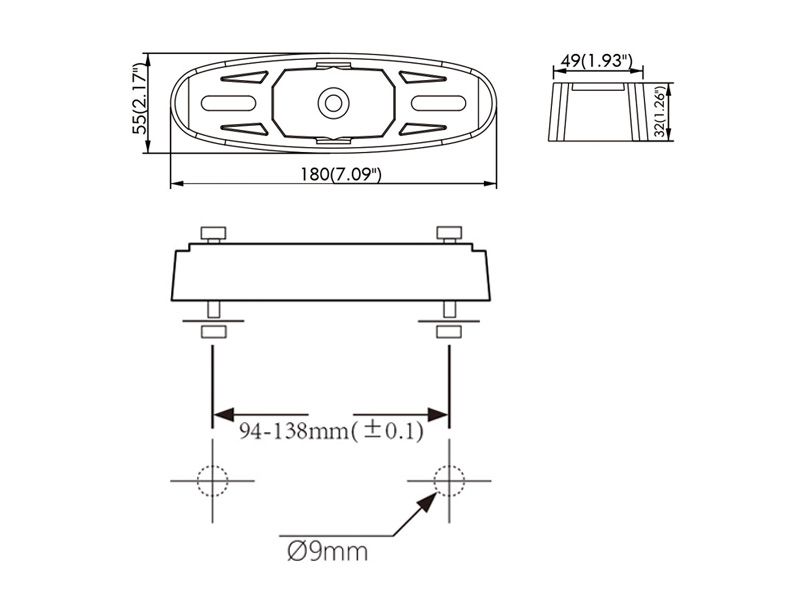 Montážny set pre LED rampy SRE911