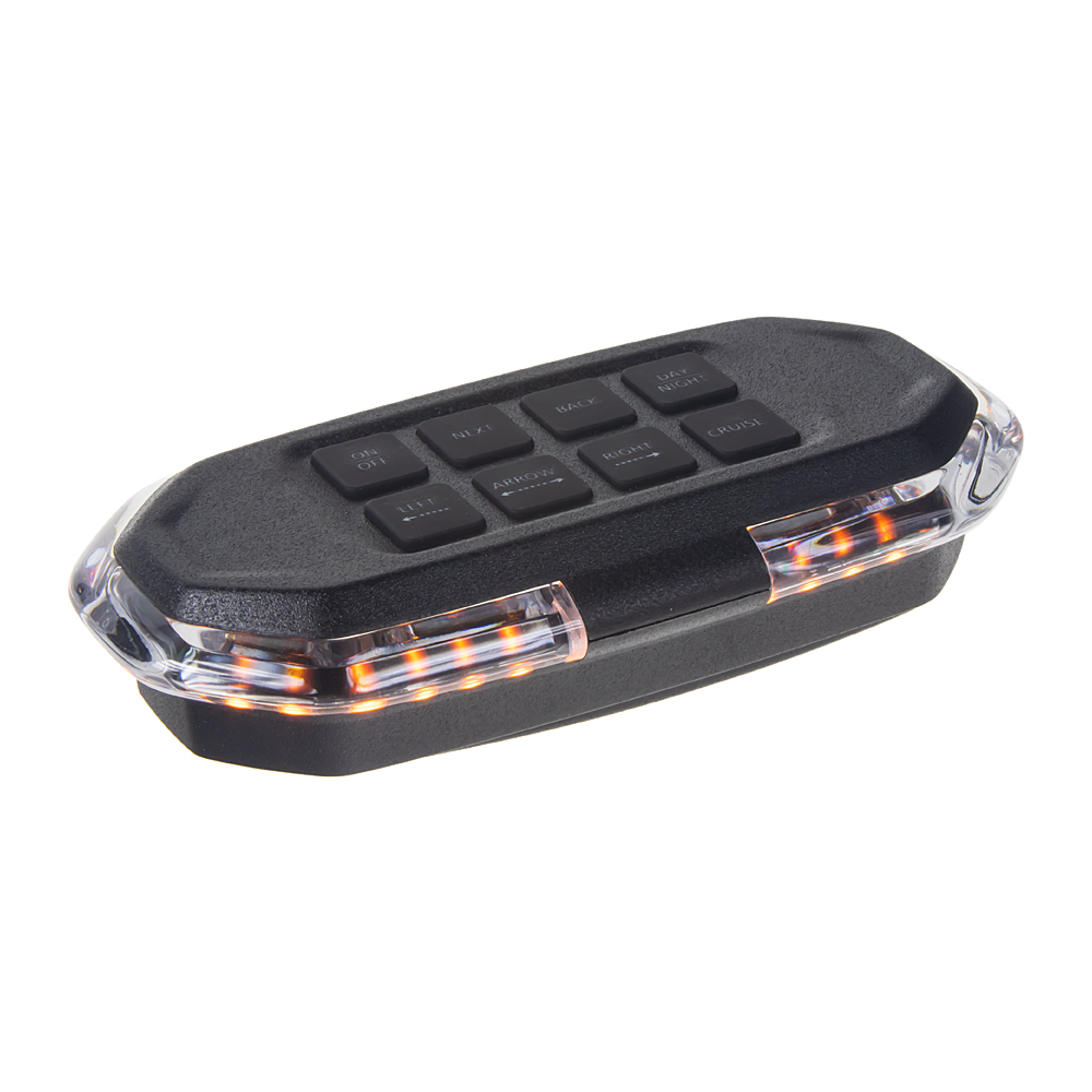 COB LED rampa 915mm, oranžová, 10-30V, ECE R65, Class 2, bezdrôtový ovládač