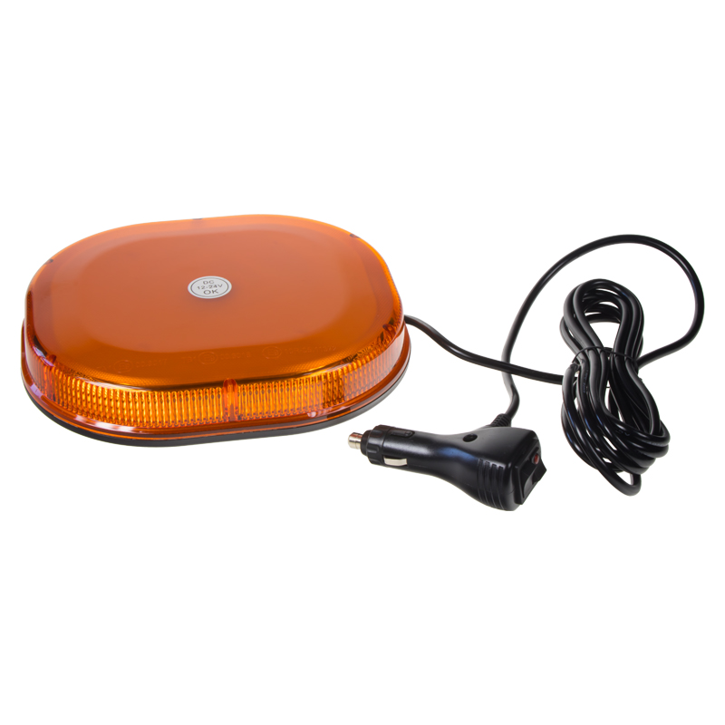 Rampa oranžová, 32LEDx1W, magnet, 12-24V, 200mm, ECE R65