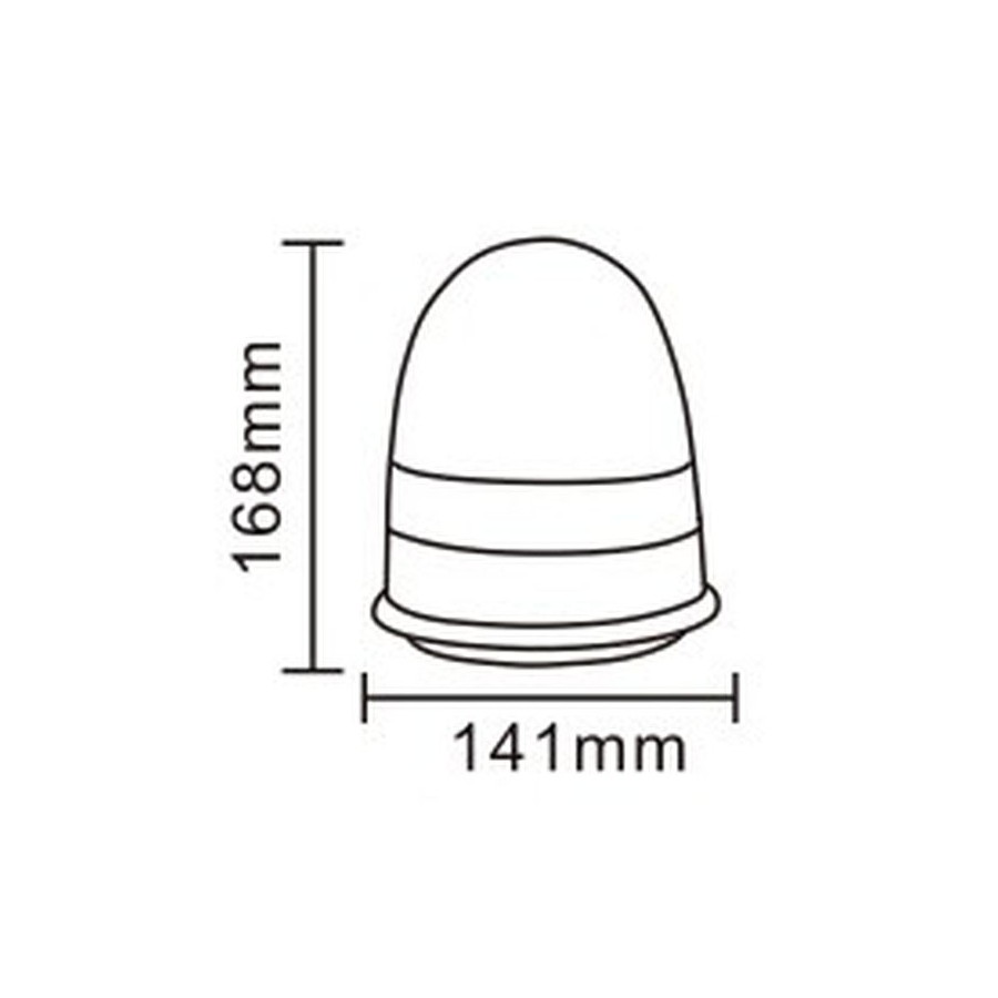 LED maják 16xLED*3W R65 R10 magnetické uchytenie ALR0021