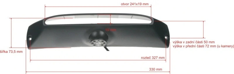 Kamera 4PIN NTSC/PAL pre Iveco Daily 2011-2014