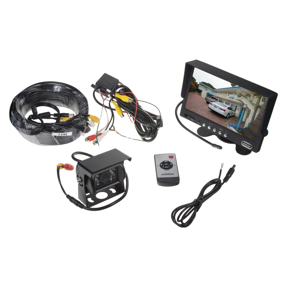 Parkovacia kamera s 7" monitorom