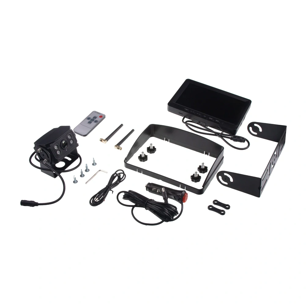 SET bezdrôtový digitálny kamerový systém s monitorom 7" AHD, 4CH, DVR