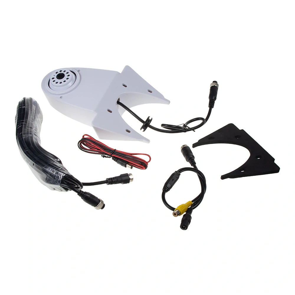 Kamera 4PIN s IR, vonkajšia pre dodávky alebo skriňové autá, biela