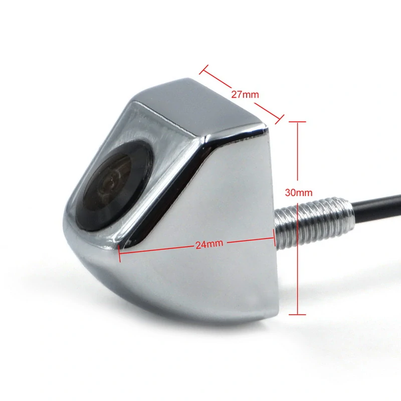 x AHD 720 mini kamera 4PIN strieborná, PAL vonkajšia