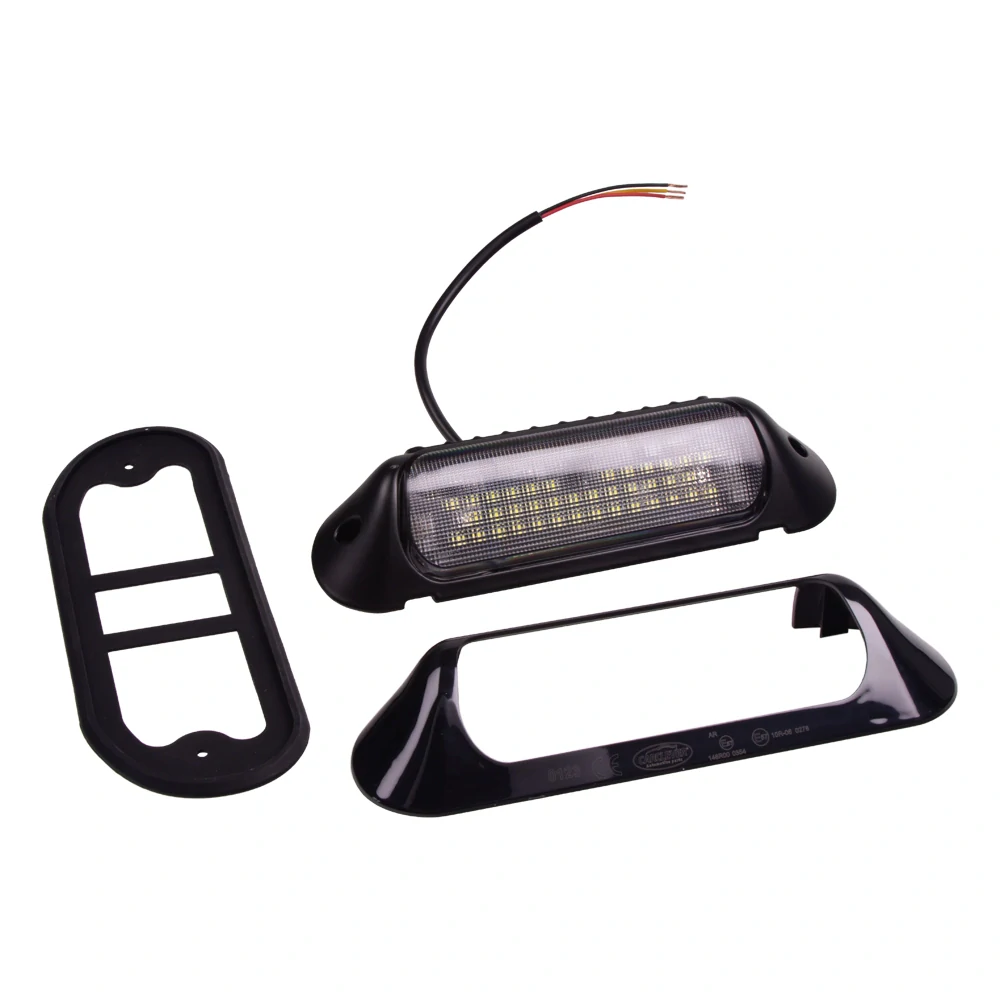 LED svetlo nástenné, čierne, 48W, ECE R10, R23