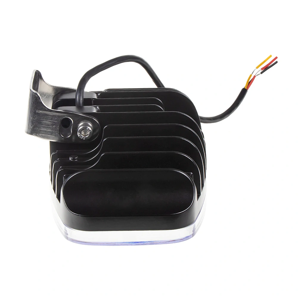 LED svetlo s pozičným svetlom oválne, 8x8W, 210x140mm, ECE R7/R10/R112