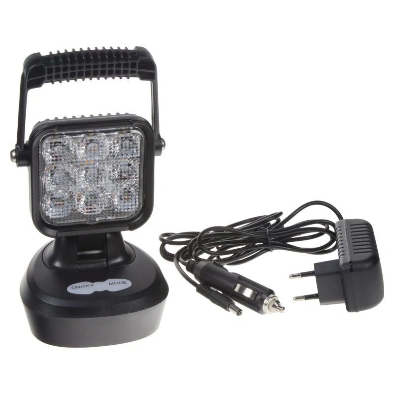 AKU LED svetlo prenosné, biela/oranžová, 18x 1W, 103x105x201mm, ECE R10