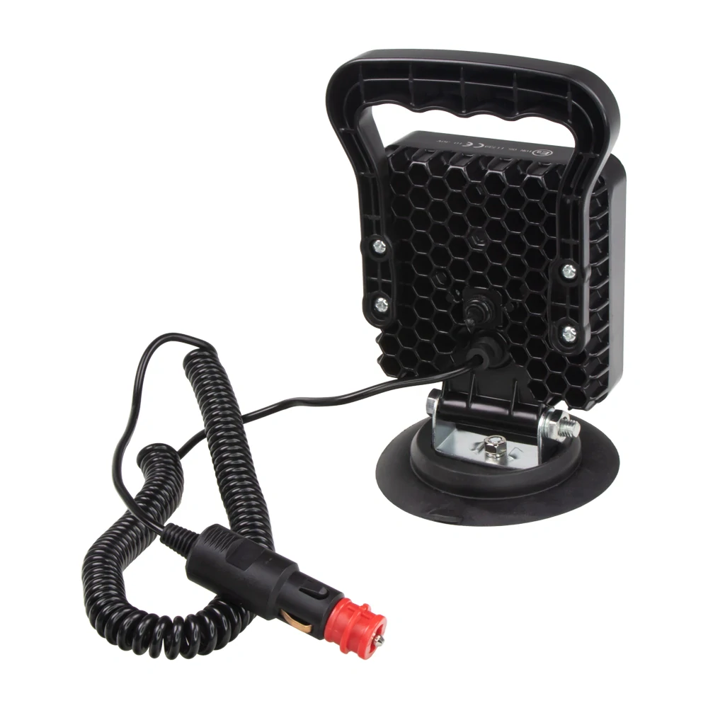 LED svetlo hranaté, 9x3W, 110x110x35mm, magnet, ECE R10