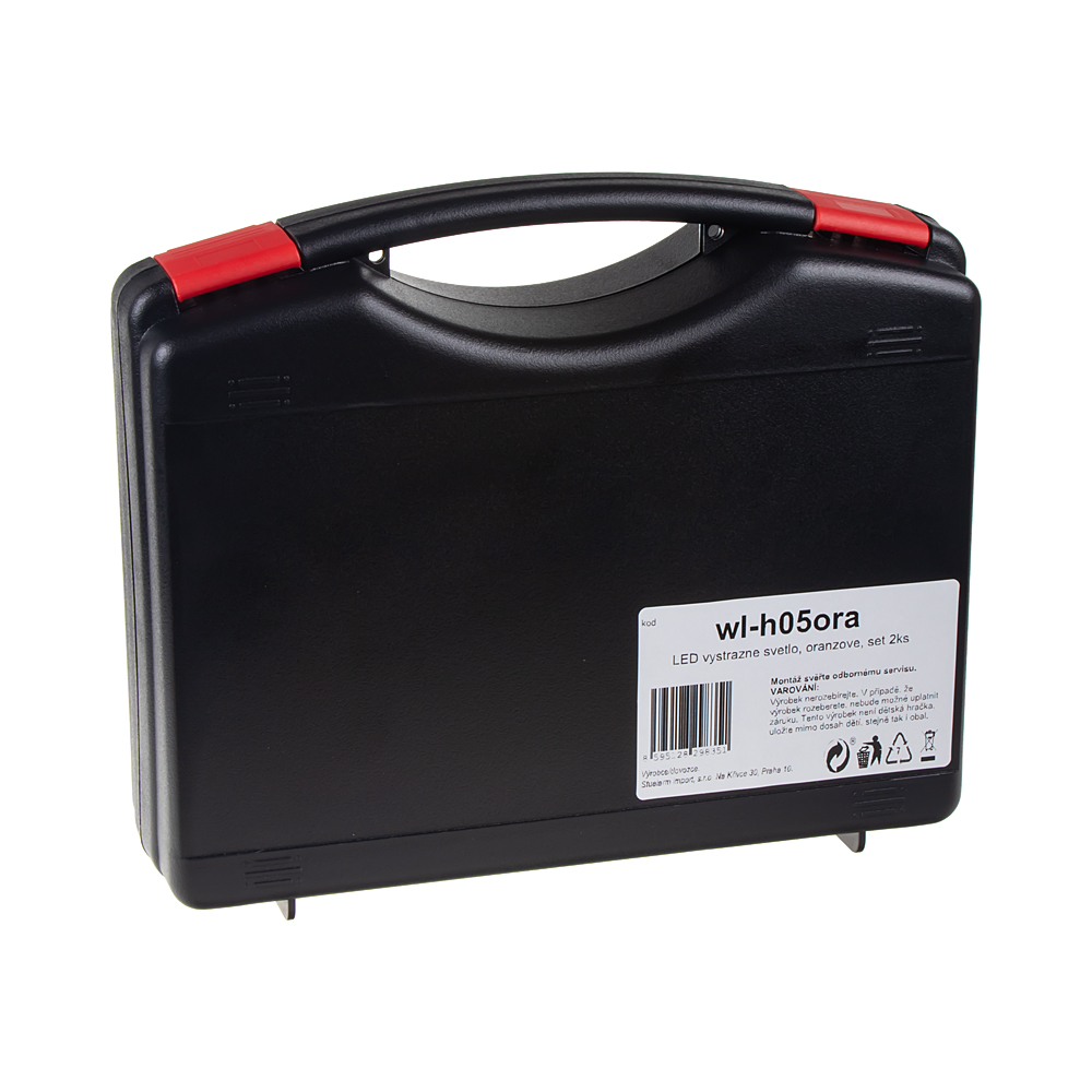 LED výstražné svetlo, oranžové, ECE R10, R65, set 2ks