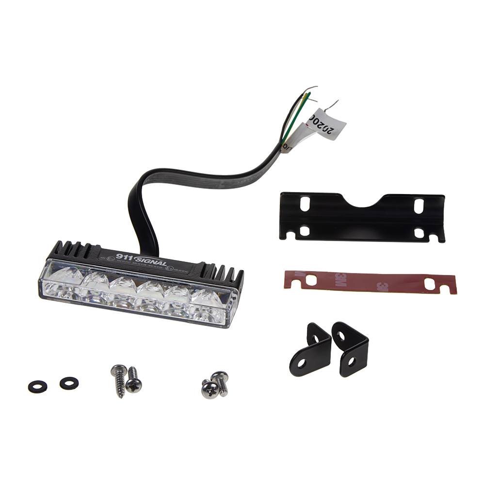 PROFI SLIM výstražné LED svetlo vonkajšie, do mriežky, červené, 12-24V, ECE R65