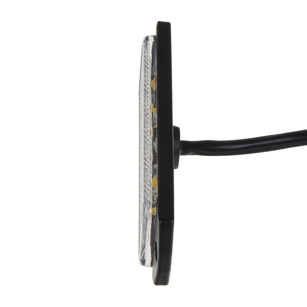 SLIM výstražné LED svetlo vonkajšie, oranžové, 12-24V, ECE R65