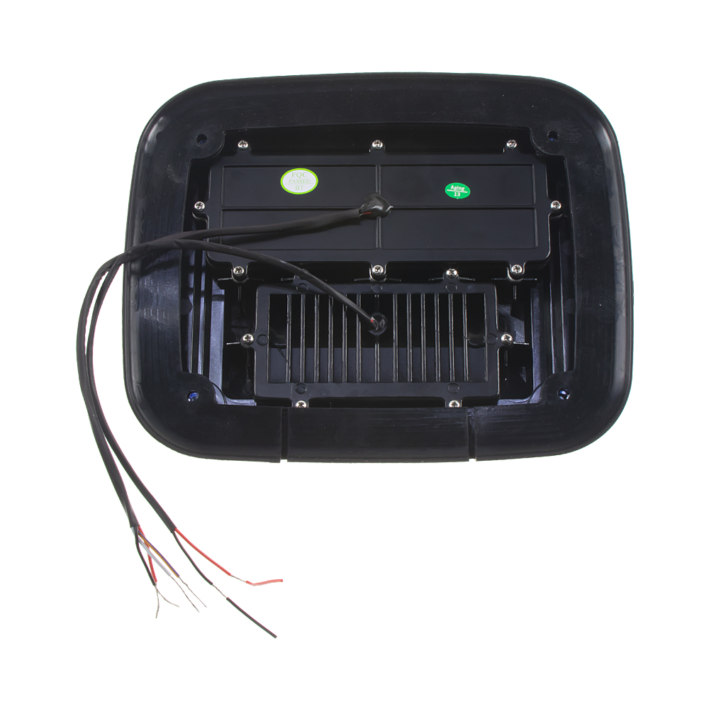 Výstražné LED svetlo obdĺžnikové s prísvitom, 12-24V, modré, ECE R65