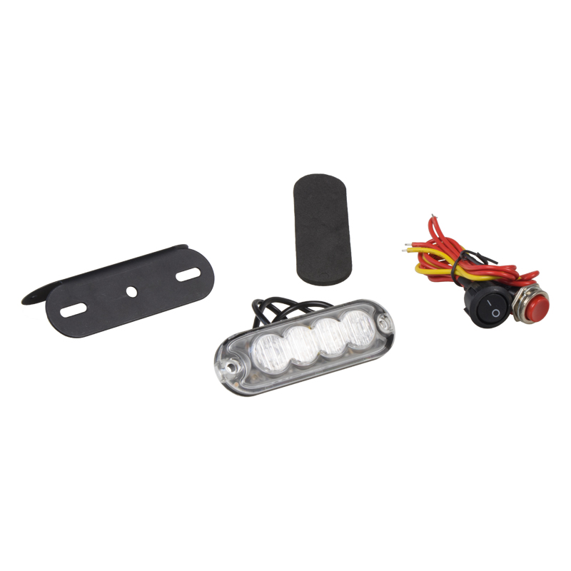 PREDATOR 4x3W LED, 12-24V, oranžový, ECE R65