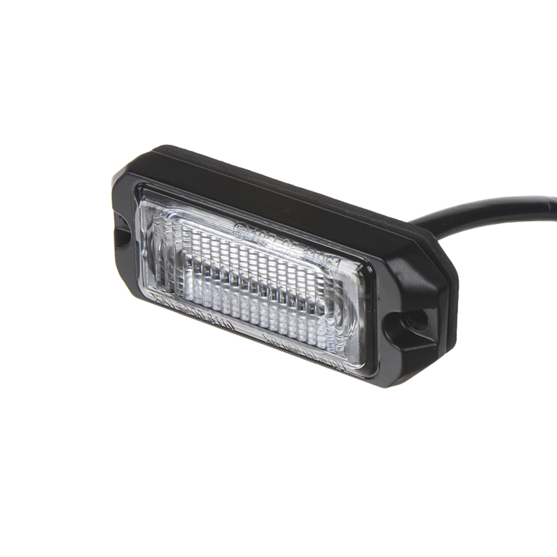 SLIM výstražné LED svetlo vonkajšie, modré, 12-24V, ECE R65