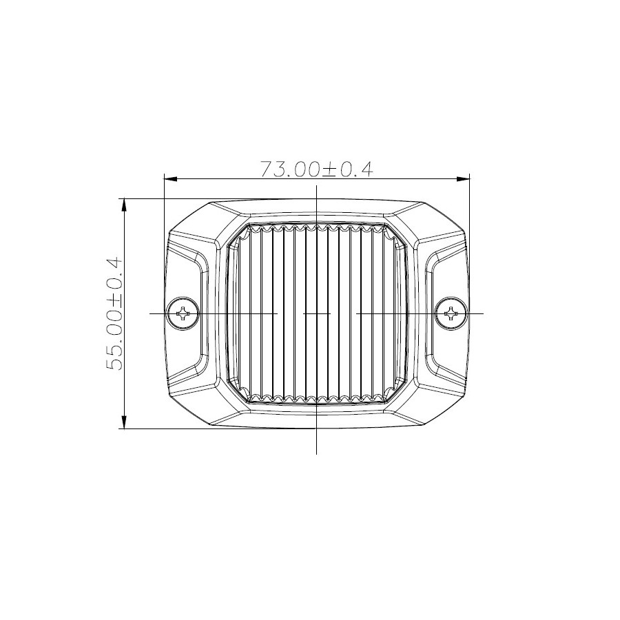 LED výstražné svietidlo 10W R10 R65 XA2 LW0043