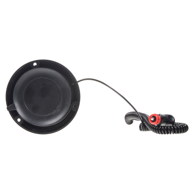 LED maják, 12-24V, 18x3W, oranžový magnet, ECE R65