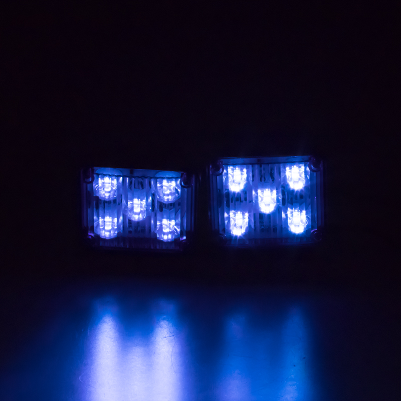 x PREDATOR LED vnútorné, 12V, 10x LED 1W, modré