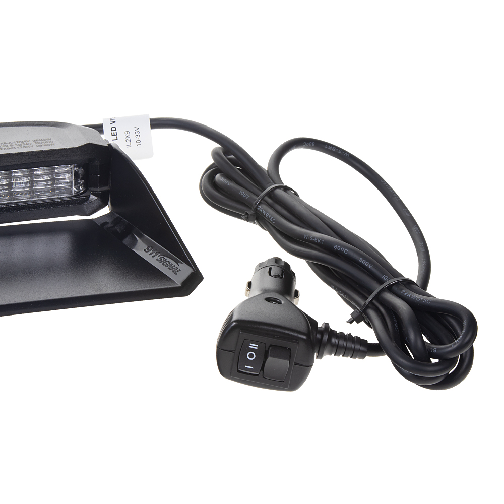 PROFI výstražné LED svetlo vnútorné, 12-24V, modré alebo červené, ECE R65