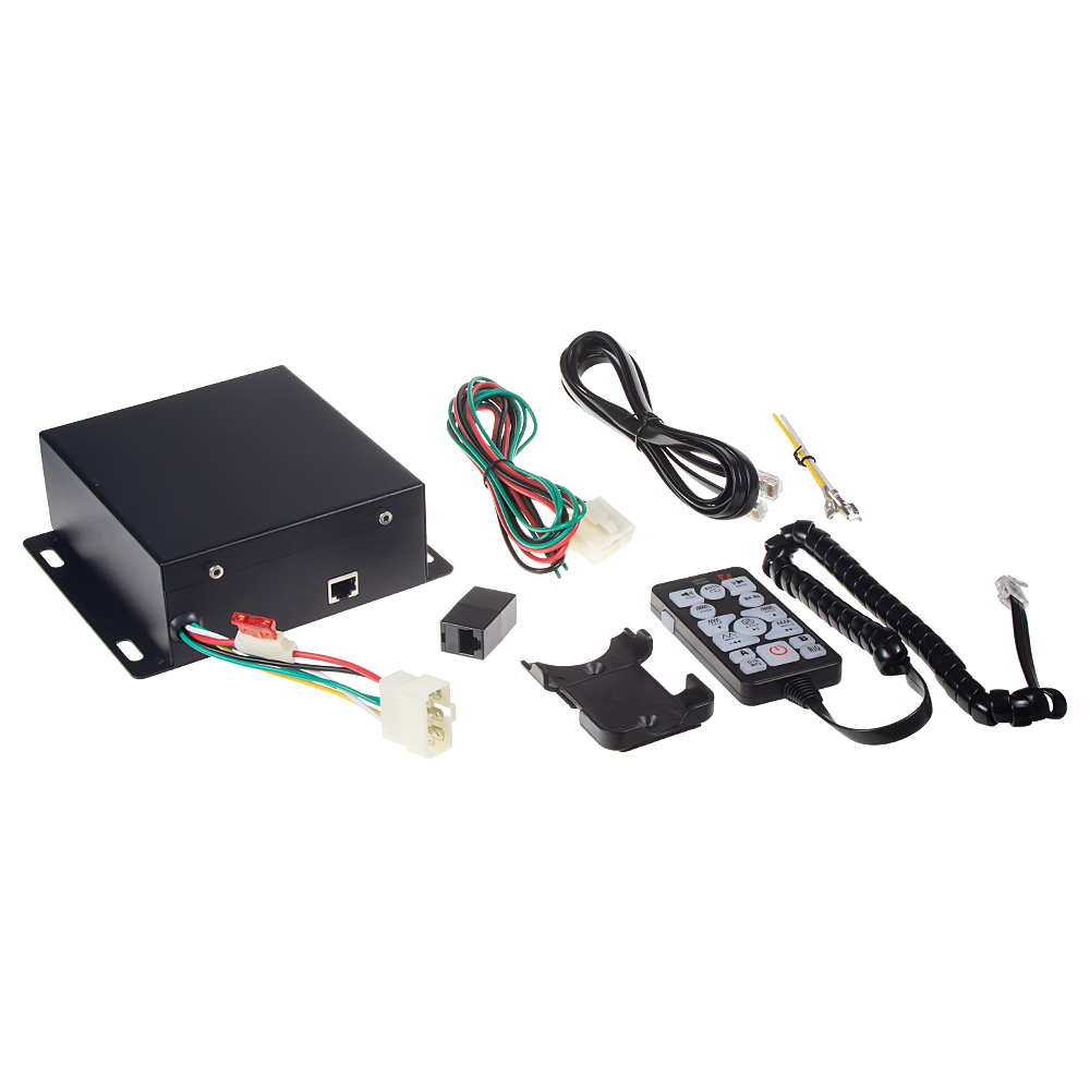 Profesionálny výstražný systém s mikrofónom 200W