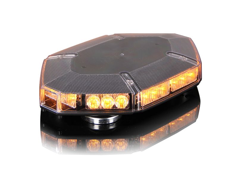LED rampa 419mm, oranžová, magnet, 12-24V, ECE R65