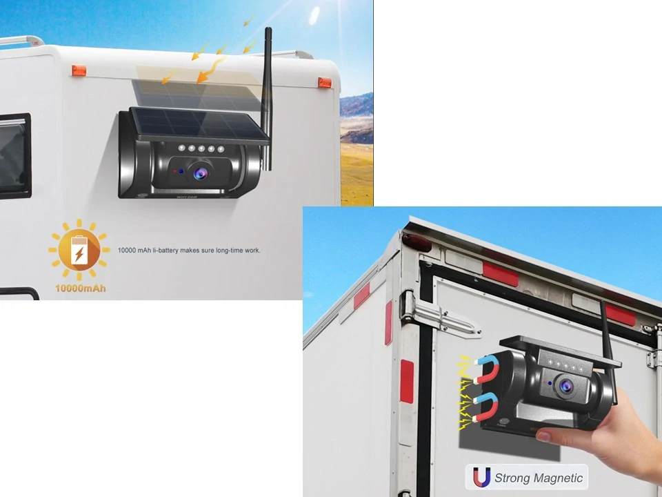 AKU / SOLAR prídavná bezdrôtová Wi-Fi AHD kamera s magnetom