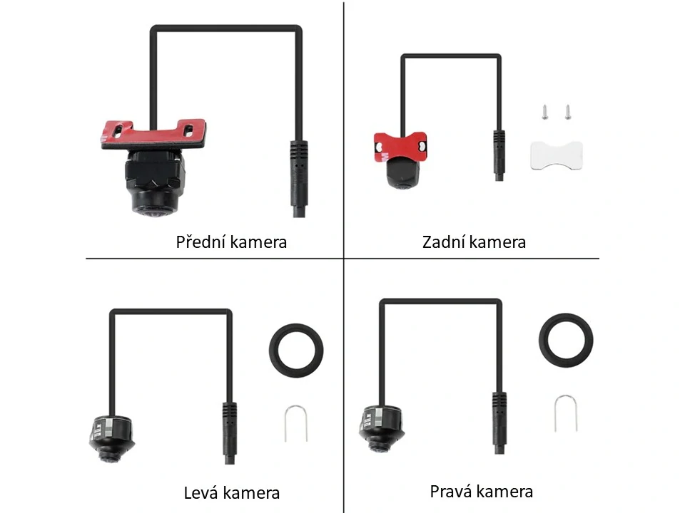 Panoramatický kamerový systém 360° s nahrávaním