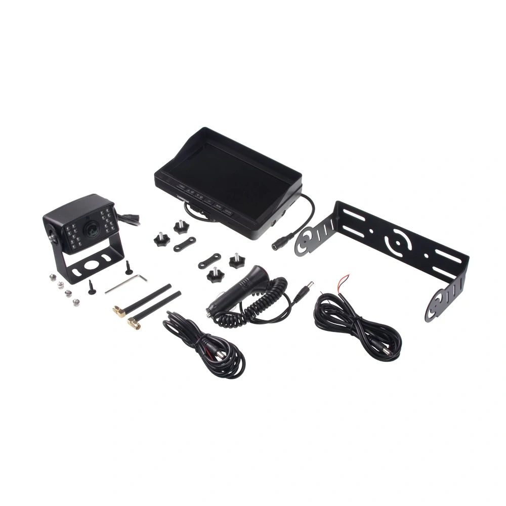 SET bezdrôtový digitálny kamerový systém s monitorom 7" AHD, 4CH, DVR, BSD