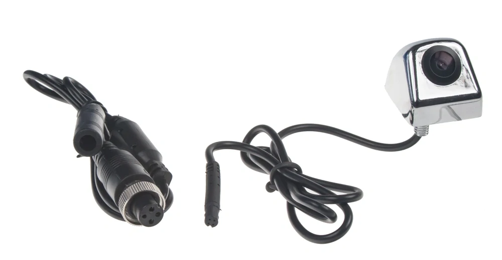 x AHD 720 mini kamera 4PIN strieborná, PAL vonkajšia