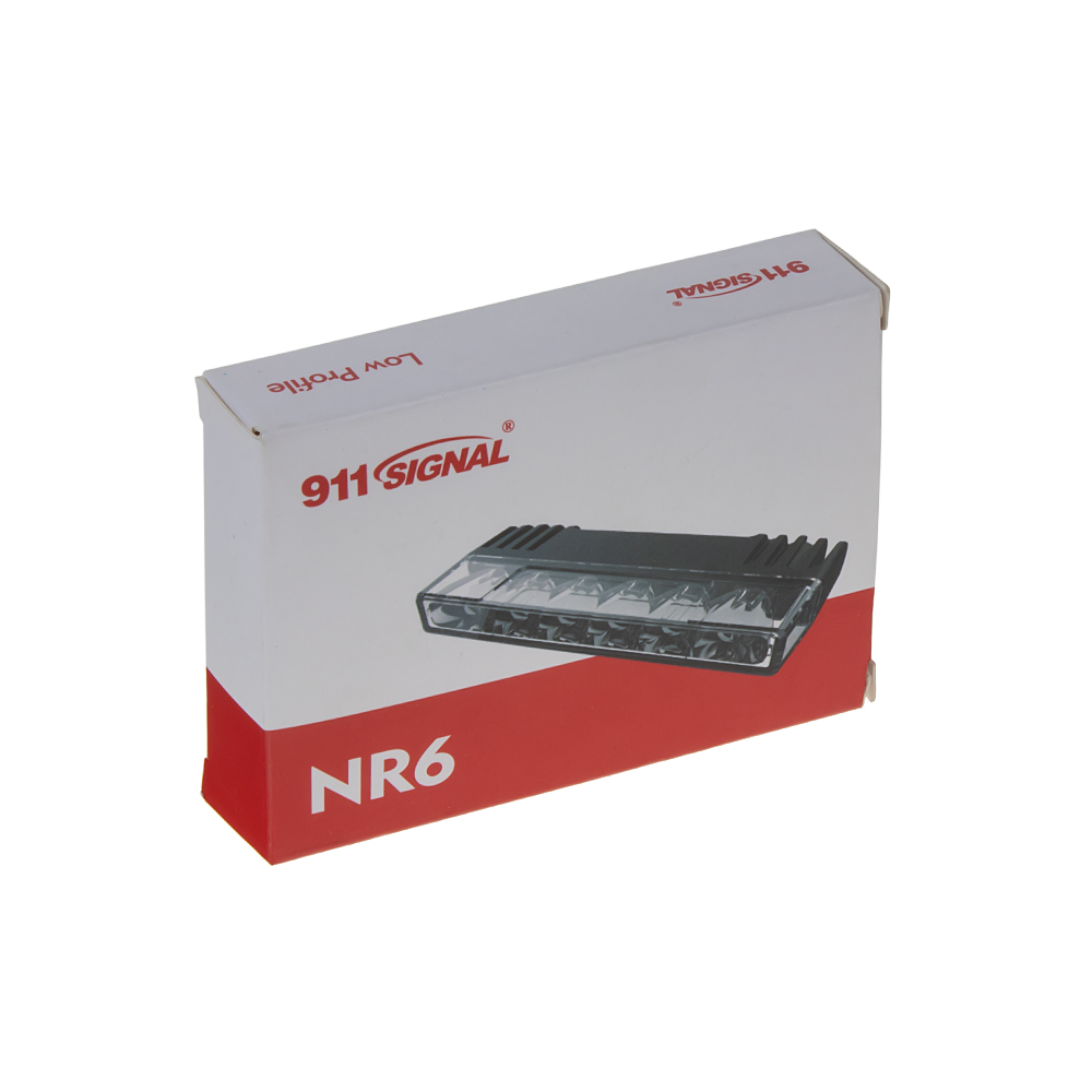 PROFI SLIM výstražné LED svetlo vonkajšie, do mriežky, červené, 12-24V, ECE R65