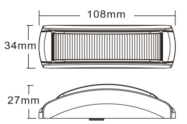 PREDATOR 4x3W LED, 12-24V, oranžový, ECE R65