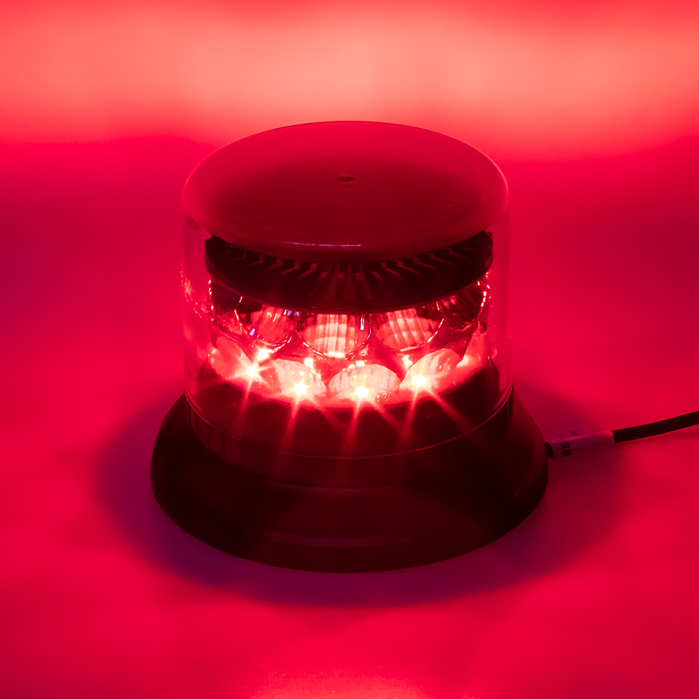 LED rampa 1442mm, modrá/červená + 2x LED maják